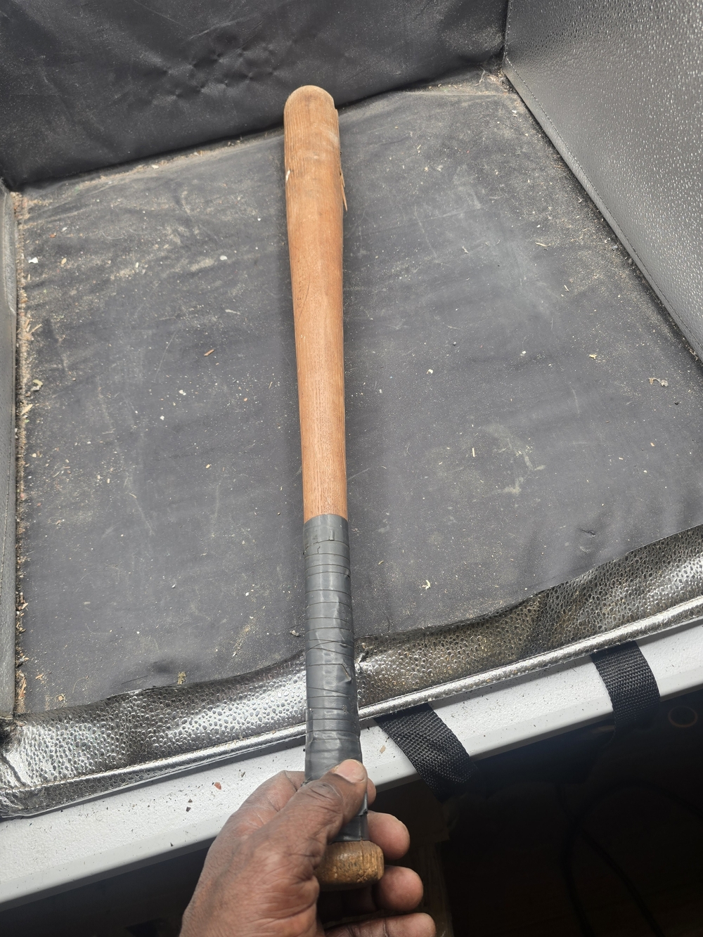 Unbranded Men's Wooden Baseball Bat with Black Grip